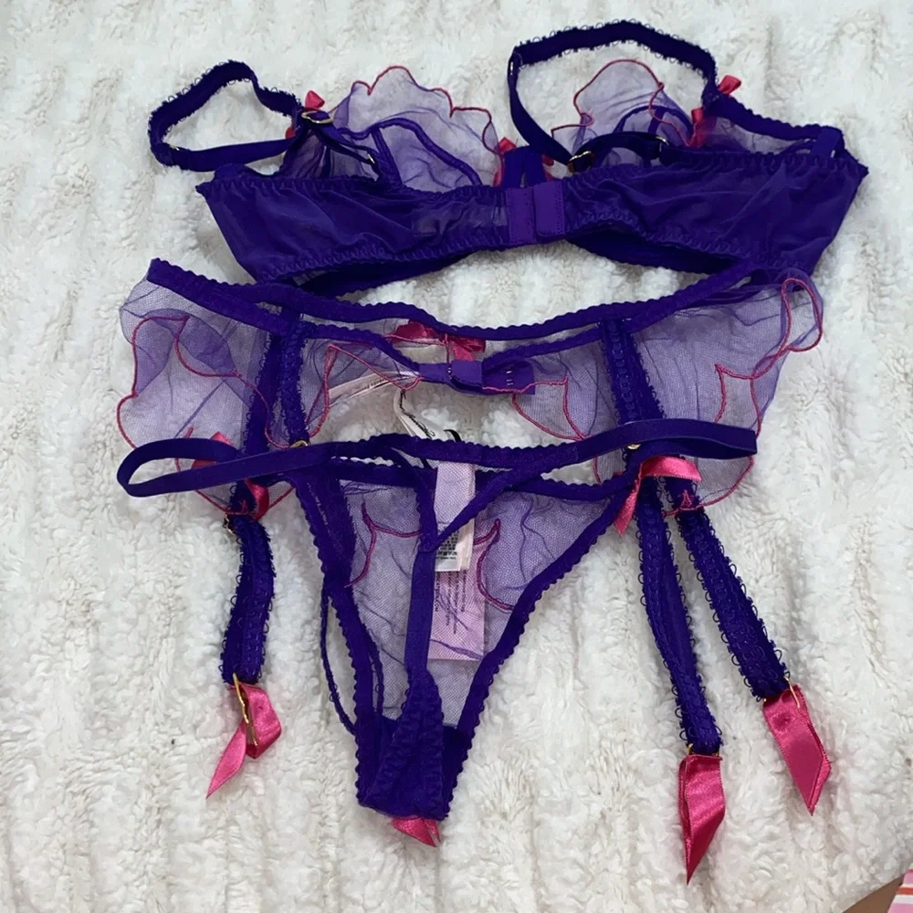 LORNA PURPLE PINK… TEAR IN TULLE - Picture 2 of 5